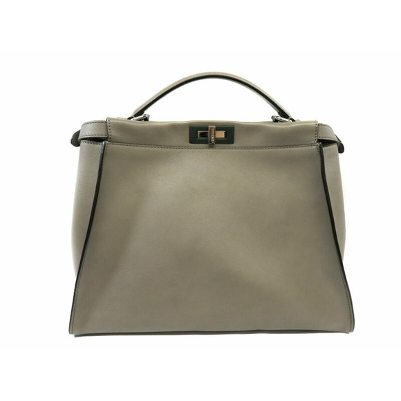 Fendi Peekaboo Bag Gray - Picture 2 of 9